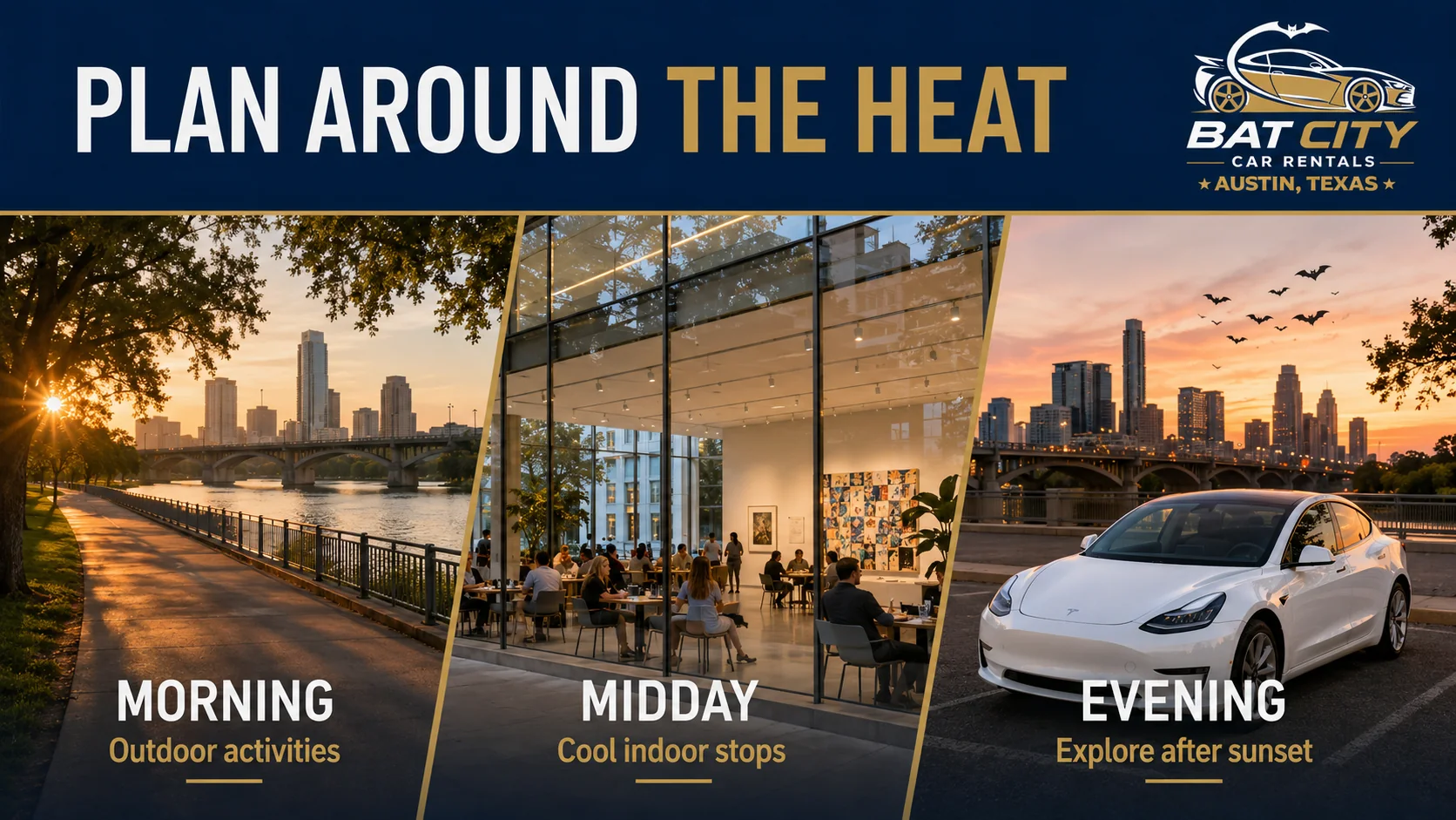 Austin Summer Driving & Heat Safety Guide illustration